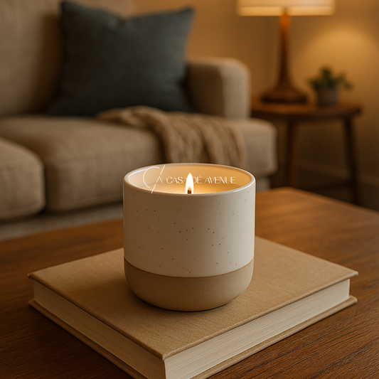 IKEA : ADELTUJA : Scented candle in Ceramic Jar