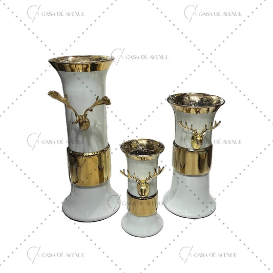 Deer Vases Set