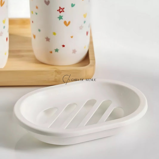 HomeCentre : EMILY Hearts : 3 - Piece Bath Accessory Set