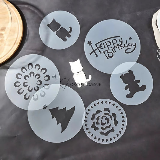 HomeCentre : Bake It : Cake Stencils - Set of 6