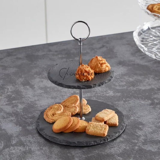 HomeCentre : DE LAND : 2-Tier Cake Stand