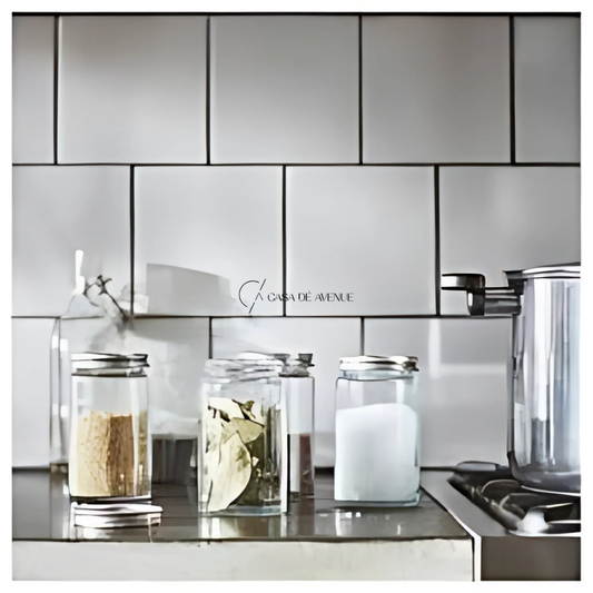 IKEA : CITRONHAJ : Spice Jar Stainless Steel - Set of 4