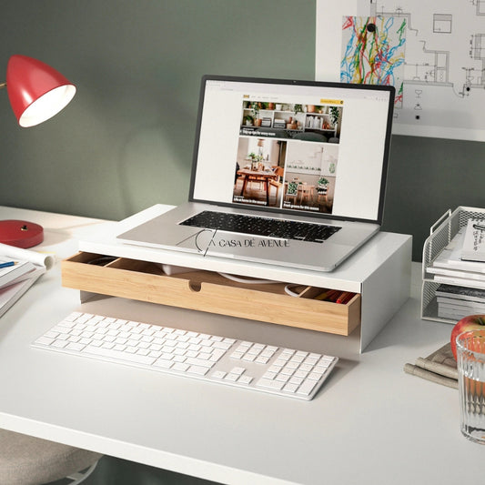 IKEA : ELLOVEN : Monitor Stand With Drawer
