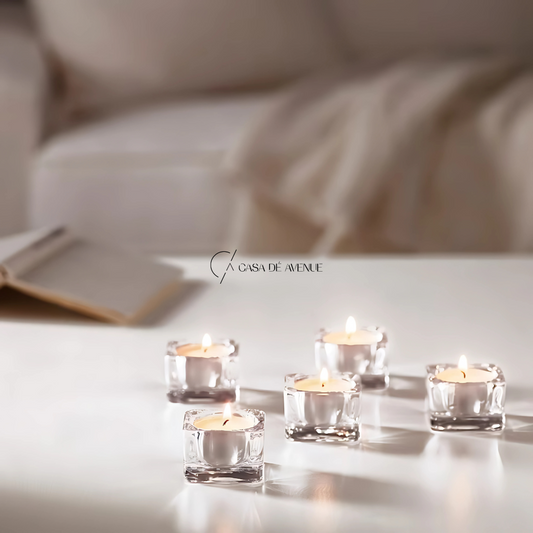 IKEA : GLASIG : Tealight Candle Holder - Set of 5