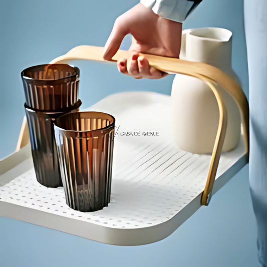 IKEA :  GRONFISK : Tray With Handle - Bamboo