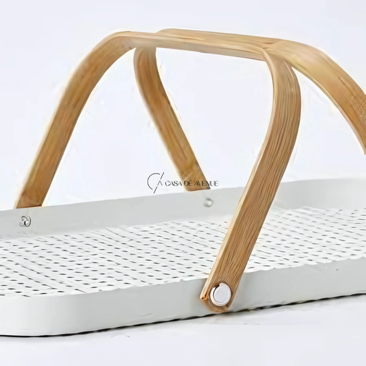 IKEA :  GRONFISK : Tray With Handle - Bamboo