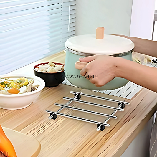 IKEA : LAMPLIG : Stainless Steel Pot Stand