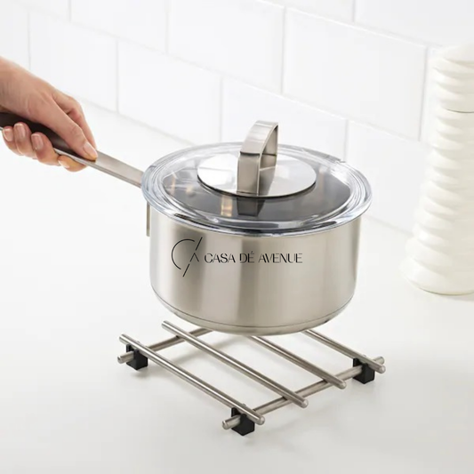 IKEA : LAMPLIG : Stainless Steel Pot Stand