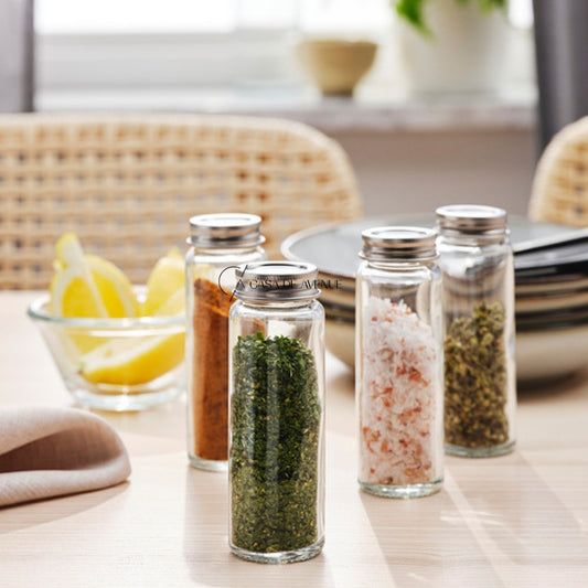 IKEA : CITRONHAJ : Spice Jar Stainless Steel - Set of 4