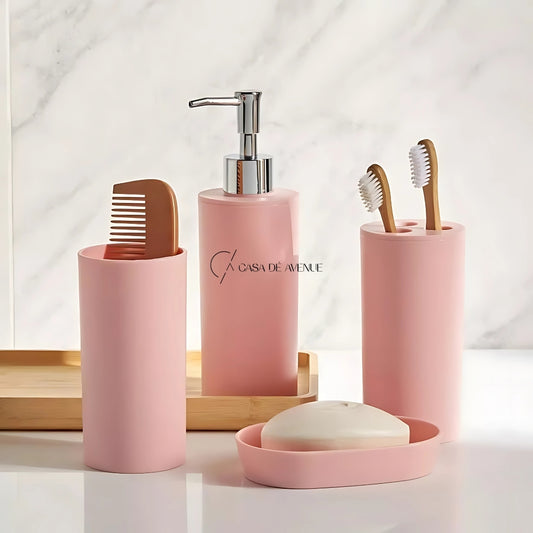 HomeCentre : LUCAS : 4-Piece Bath Accessory Set