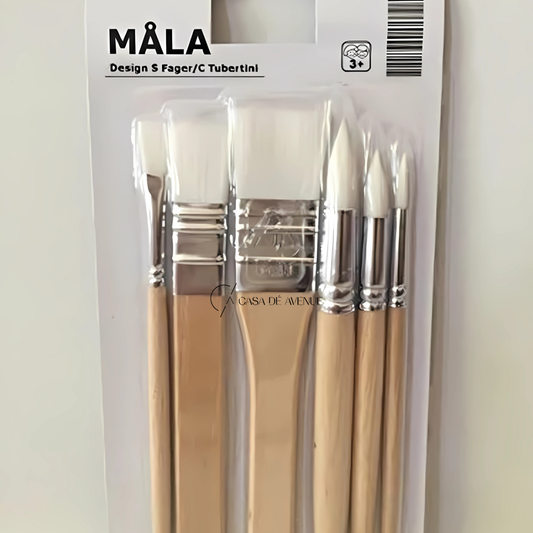 MALA Paint Brushes - Set of 6