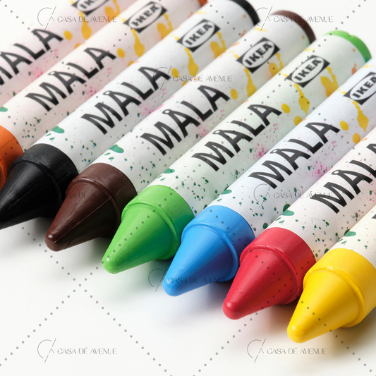 IKEA : MALA : Wax Crayons