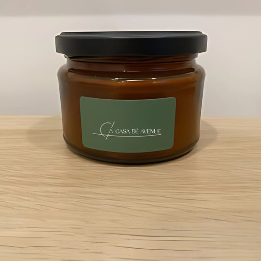 IKEA : PRAKTRONN : Scented Candle In Glass with Lid - Spring Herbs