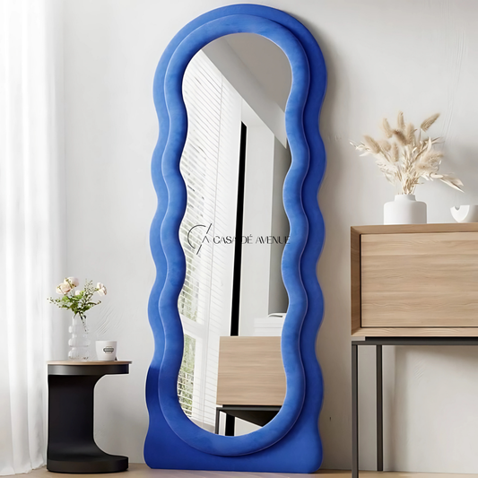 Wavy Mirror With Standard Mirror