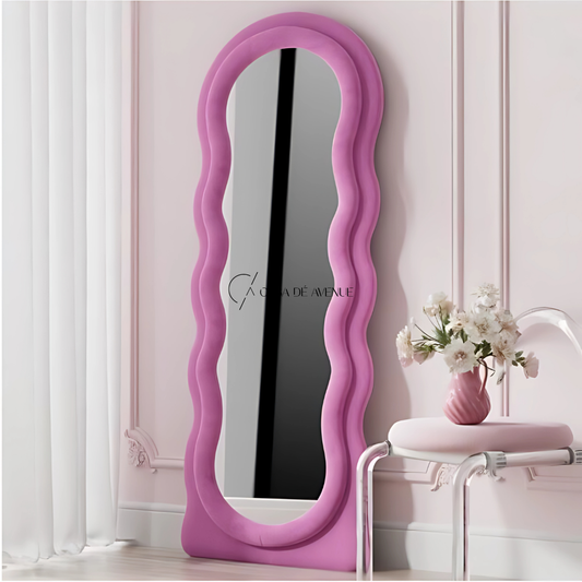 Wavy Mirror With Premium Mirror