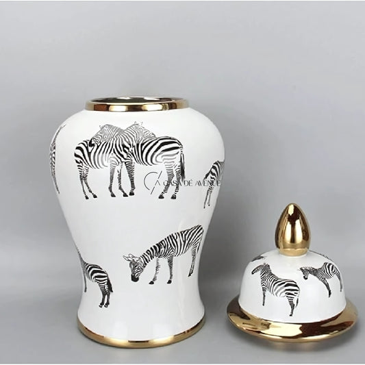 Zebra Vase is 3D Printed