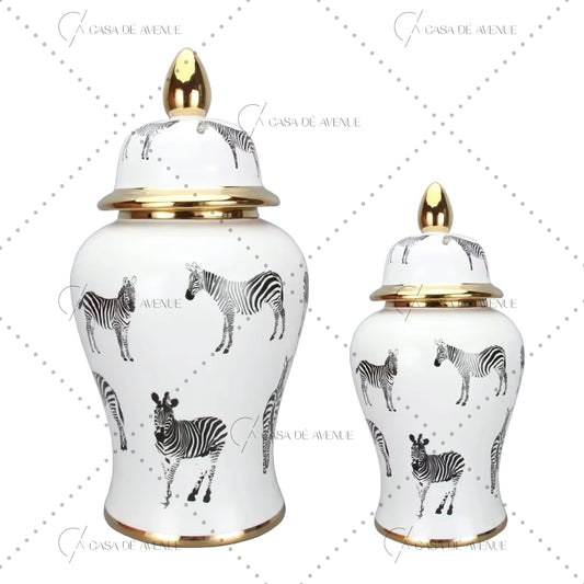 Zebra Vase is 3D Printed