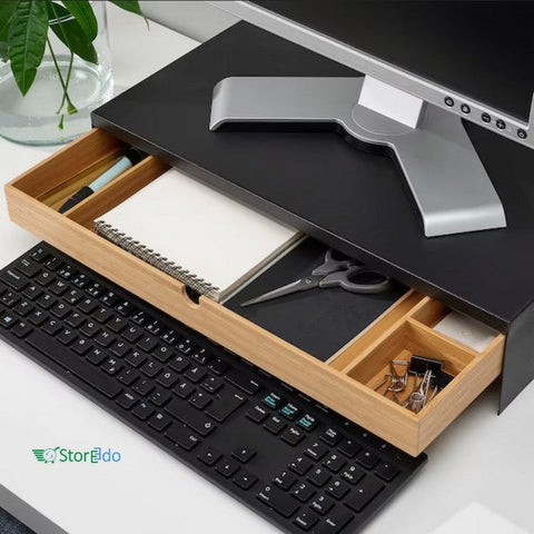 IKEA : ELLOVEN : Monitor Stand With Drawer (Slightly Damage)