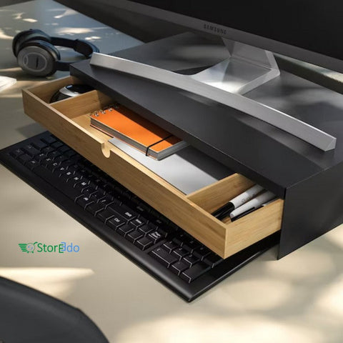 IKEA : ELLOVEN : Monitor Stand With Drawer (Slightly Damage)