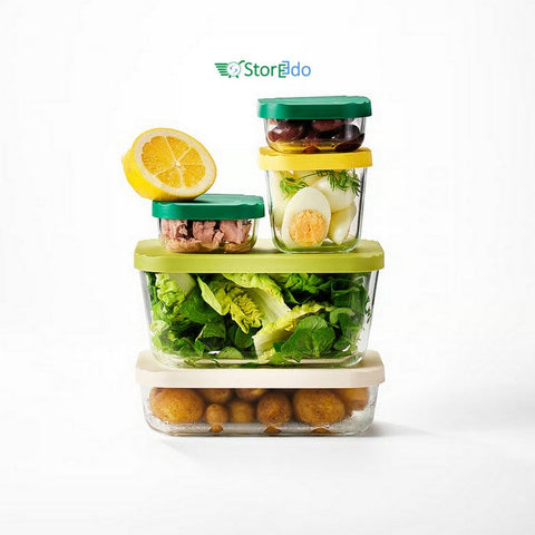 IKEA : HAVSTOBIS : Food Container With Lid - Set of 5