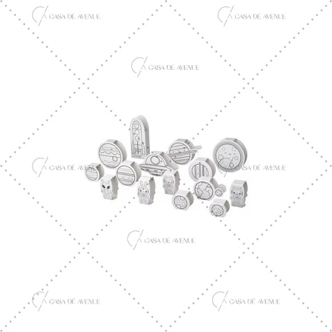IKEA : AFTOSPARV : Cardboard Template Space - Set of 15