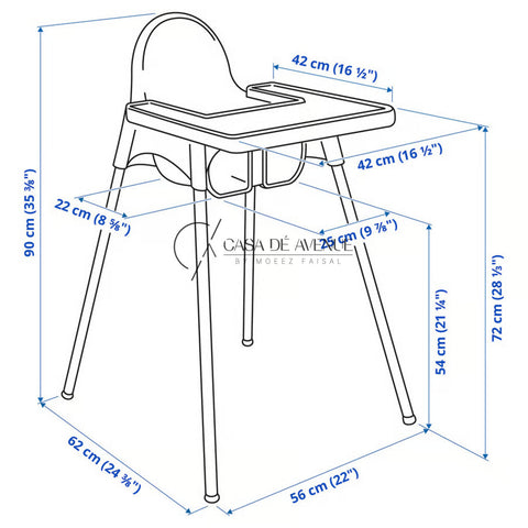 IKEA : ANTILOP : High Chair with Tray