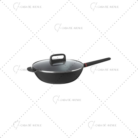 IKEA : BESINNING : Wok With Lid - Non Stick Coating
