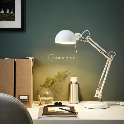 IKEA : FORSA : Work Lamp - Spherical Dome Shape Desk Lamp