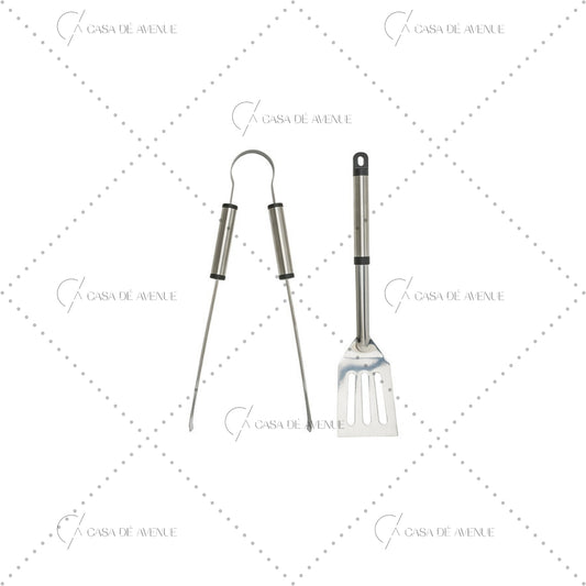 IKEA : GRILLTIDER : 2 Piece Barbecue Tools Set - Stainless Steel