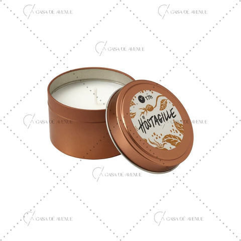 IKEA : HOSTAGILLE : Scented Candel In Metal Tin - Sandalwood & Patchouli