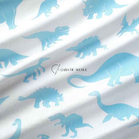 IKEA : JATTELIK : Curtains with Tie Backs - Dinosaur