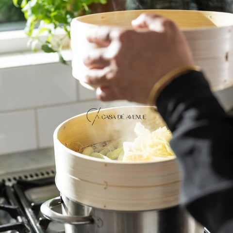 IKEA : KLOCKREN : Steamer Bamboo