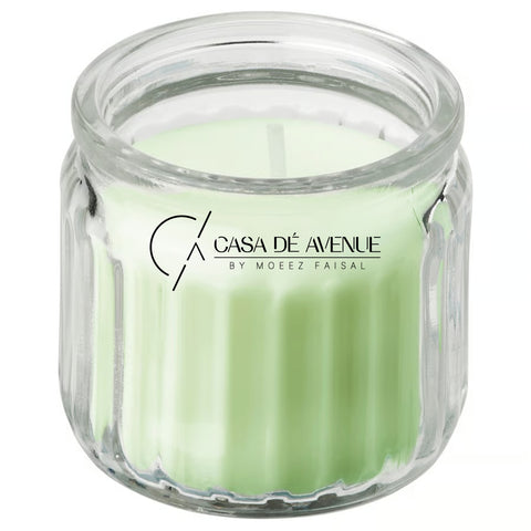 IKEA : LOVSKOGSLUND : Scented Candle in Glass- Apple