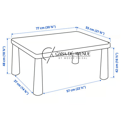 IKEA : MAMMUT : Plastic Children's Table