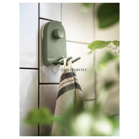 IKEA : OBONAS : Triple Hook With Suction Cup