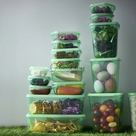 IKEA : PRUTA : Food Containers With Lid - Set of 17