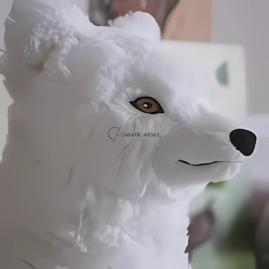 IKEA : SKOGSDUVA : Arctic Fox Soft Toy