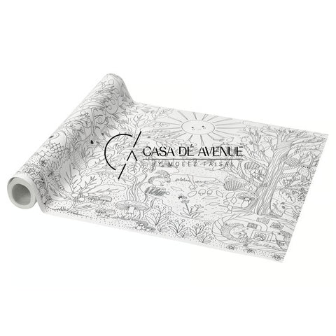 IKEA : SKOGSDUVA : Colouring Paper Roll - Enchanted Forest