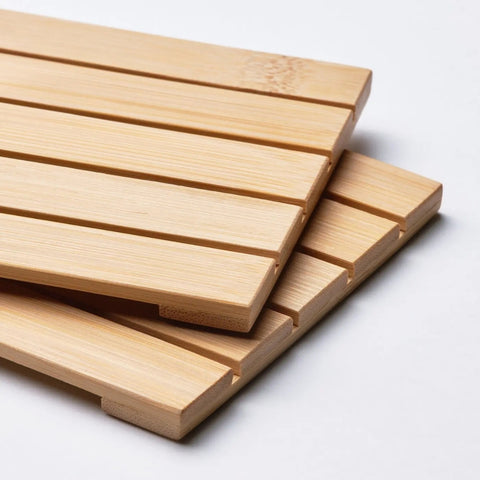 IKEA : STRANDFLOKA : Coaster Bamboo - Set of 2