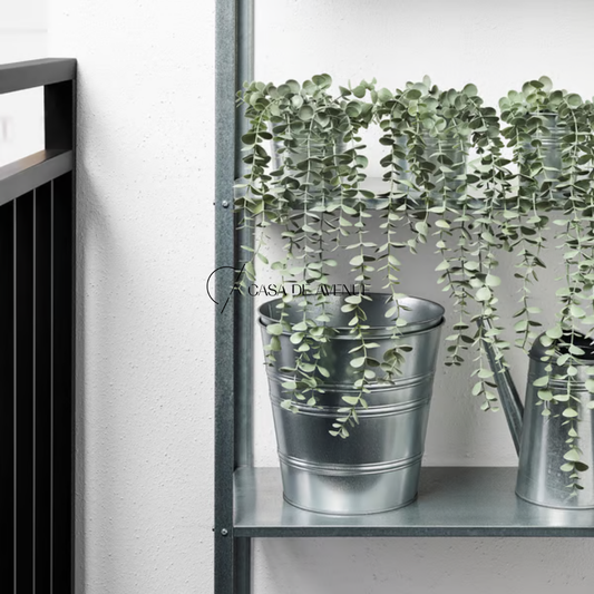 IKEA : FEJKA : Artificial Potted Plant In Out Door Hanging - Eucalyptus