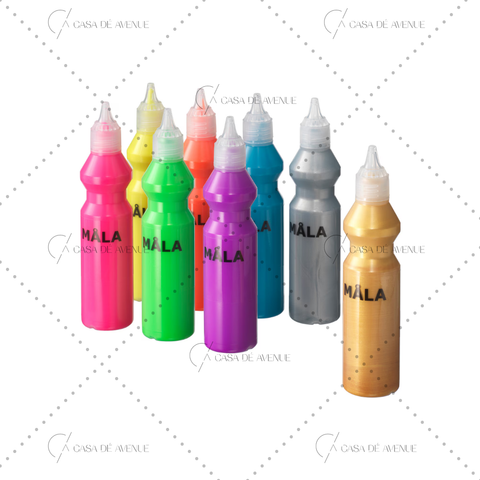 IKEA : MALA : Fluorescent / Glitter Paint
