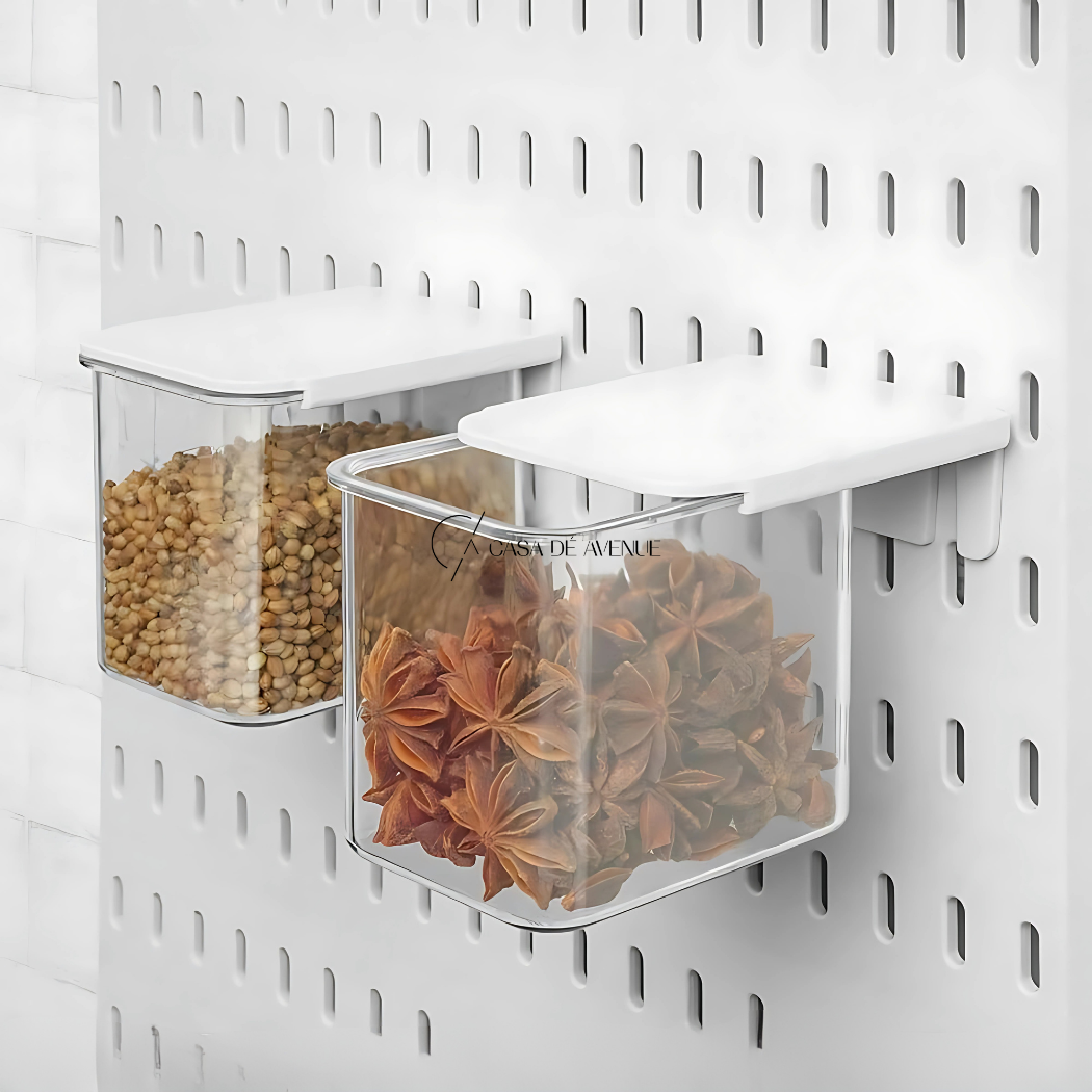 IKEA : SKADIS : Container With Lid - Set of 3