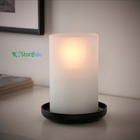 IKEA : HEDERVARD : Lantern Frosted Glass