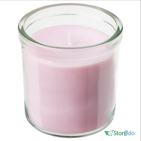 IKEA : LUGNARE : Scented Candle in Glass- Jasmine