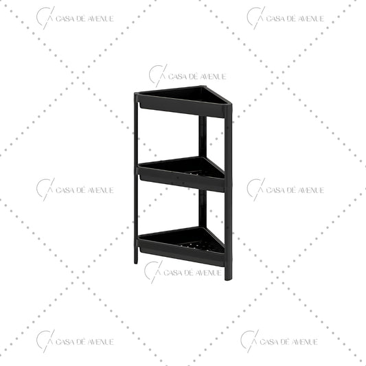 IKEA : VESKEN : Plastic Corner Shelf Unit