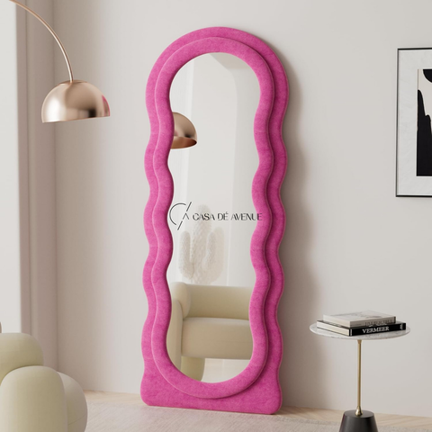 Wavy Mirror With Standard Mirror