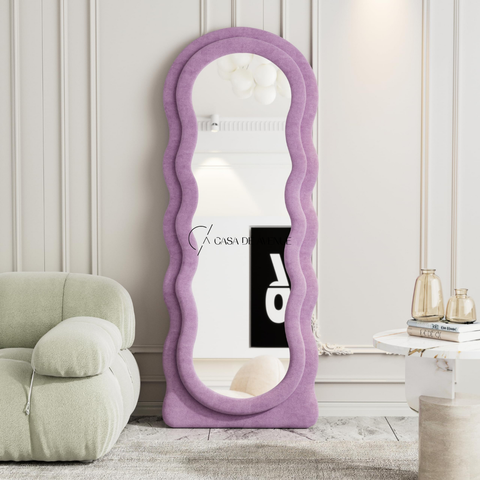 Wavy Mirror With Standard Mirror