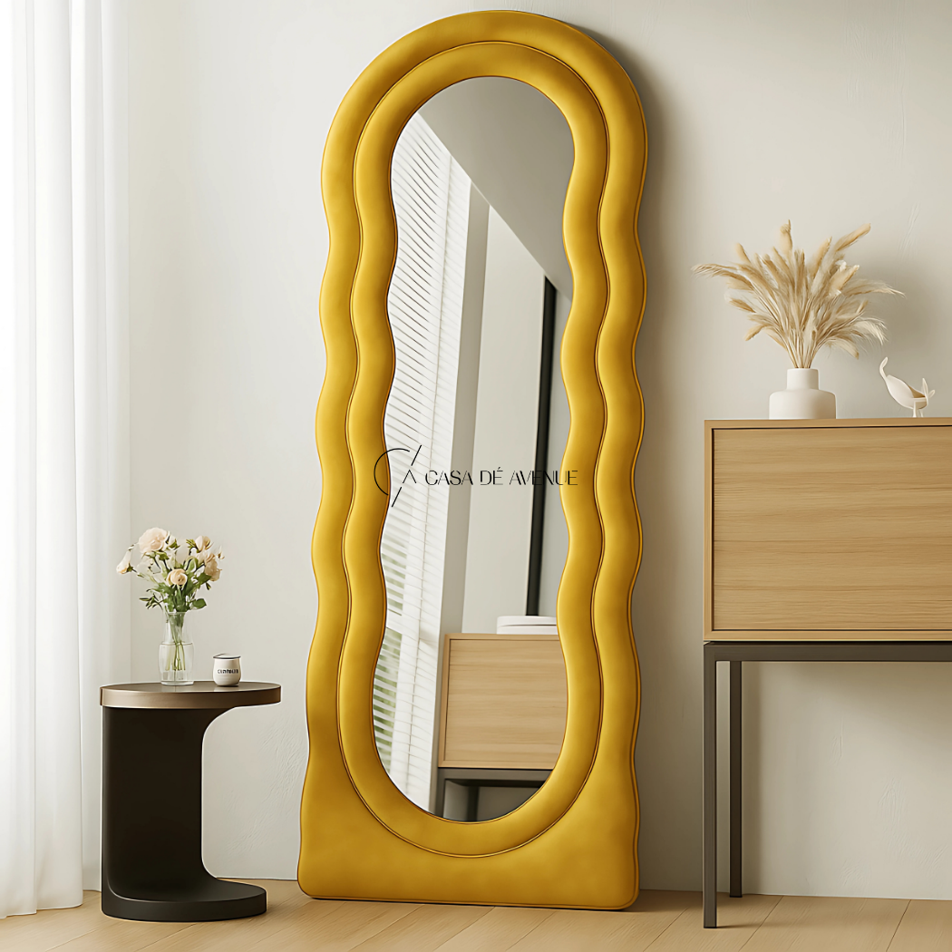 Wavy Mirror With Standard Mirror