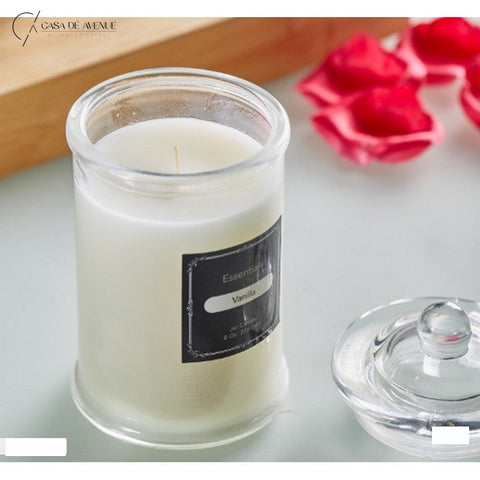 HomeCentre : Essentials : Scented Glass Jar Candle (Slightly Damage)