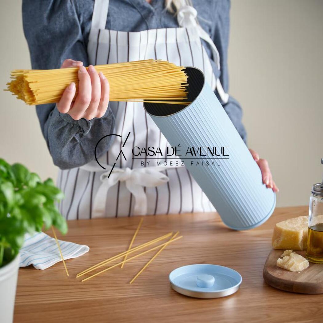 IKEA : BETTHAJ : Tin With Lid For Spaghetti
